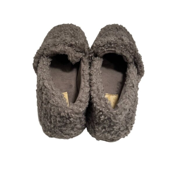Seychelles Faux Shearling Moc toe Loafer Shoes Women's Gray Size US 10 NEW - Picture 4 of 5